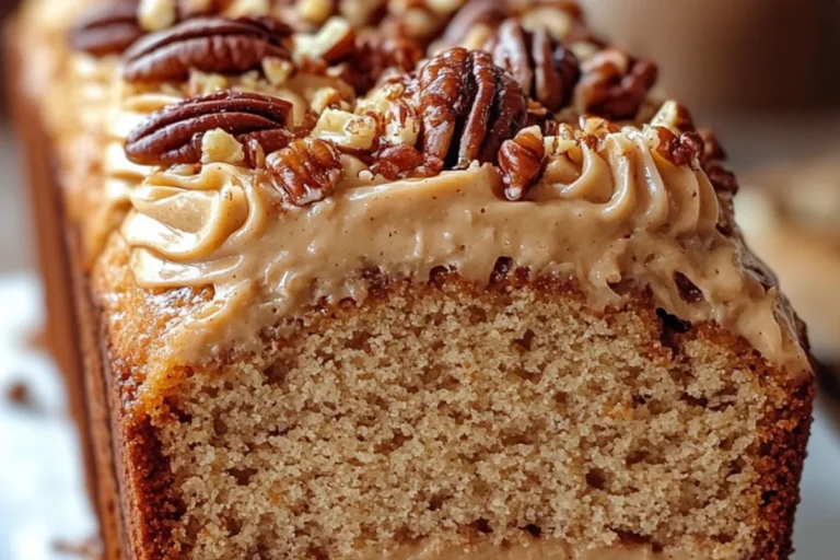 Brown Sugar Pecan Loaf Cake