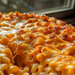CHEESY MAC AND CHEESE PIZZA
