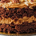 CHOCOLATE PECAN LAYER CAKE