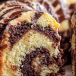 CHOCOLATE VANILLA MARBLE BUNDT CAKE
