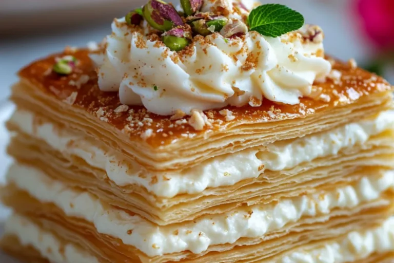 CREAMY PISTACHIO MILLE-FEUILLE