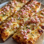 Candy Cane Pizza Breadsticks