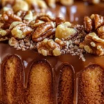 Caramel Walnut Bundt Cake