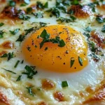 Cheese Boat Bread with Egg