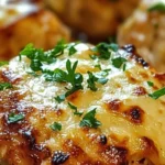 Cheesy Baked Chicken Squares