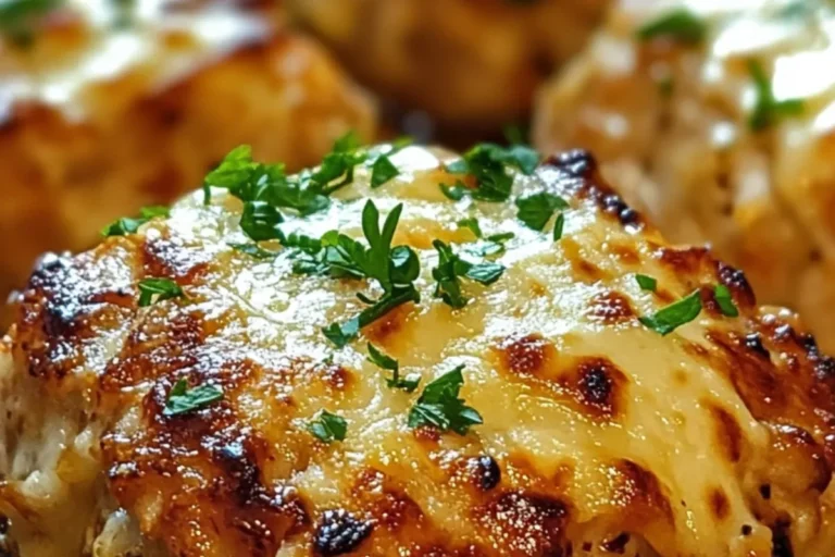 Cheesy Baked Chicken Squares