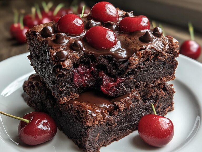 Cherry Chocolate Brownies