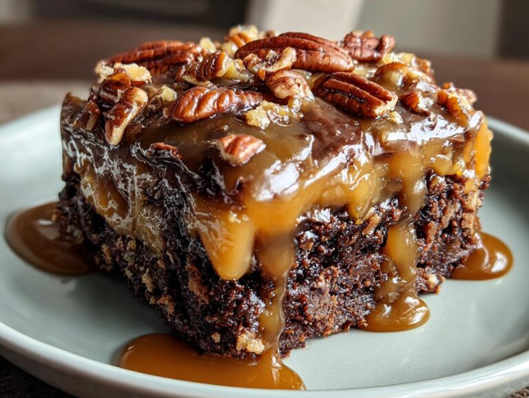 Chocolate Caramel Dump Cake