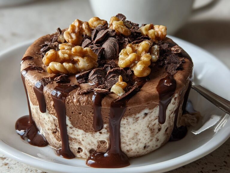 Chocolate Cottage Cheese Dessert