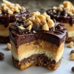Chocolate Peanut Butter Cheesecakes