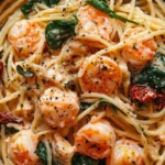 Creamy Garlic Shrimp Pasta