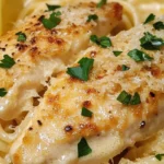 Creamy Lemon Garlic Chicken Pasta