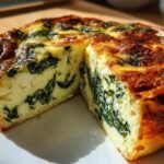 Crustless Spinach Ricotta Quiche