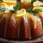 GOLDEN GLAZED LEMON BUNDT CAKE
