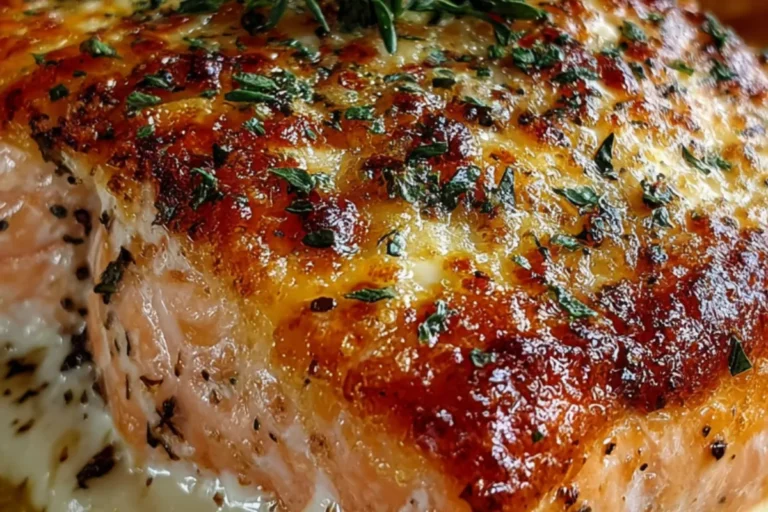 Garlic Herb Crusted Salmon