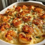 Garlic Parmesan Shrimp Bake