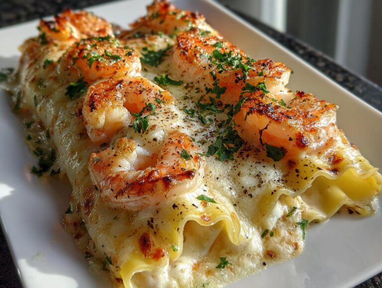 Garlic Parmesan Shrimp Roll-Ups