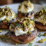 Goat Cheese Stuffed Mushrooms