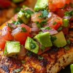 Grilled Chicken with Avocado Salsa