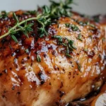 Herb Roasted Chicken with Mushroom Gravy and Mashed Potatoes