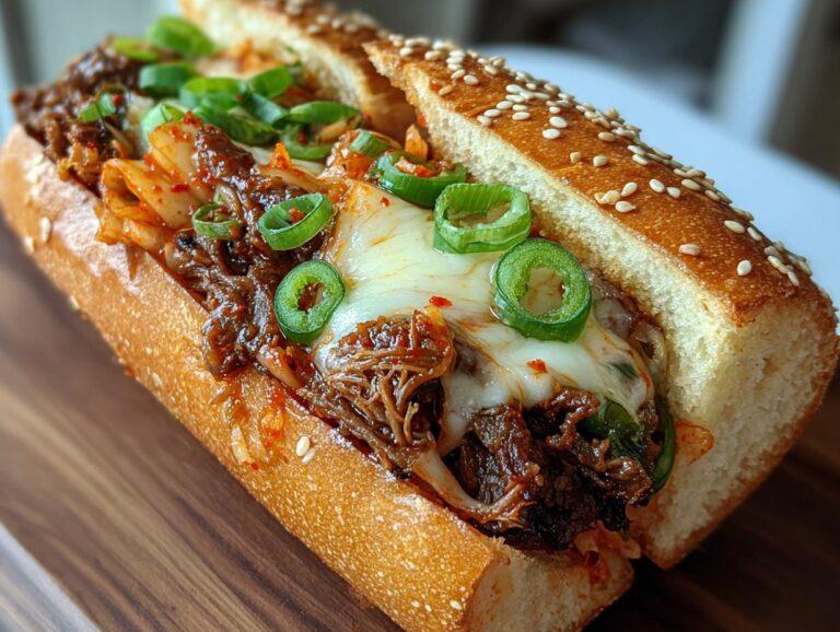 Kimchi Bulgogi Cheesesteak