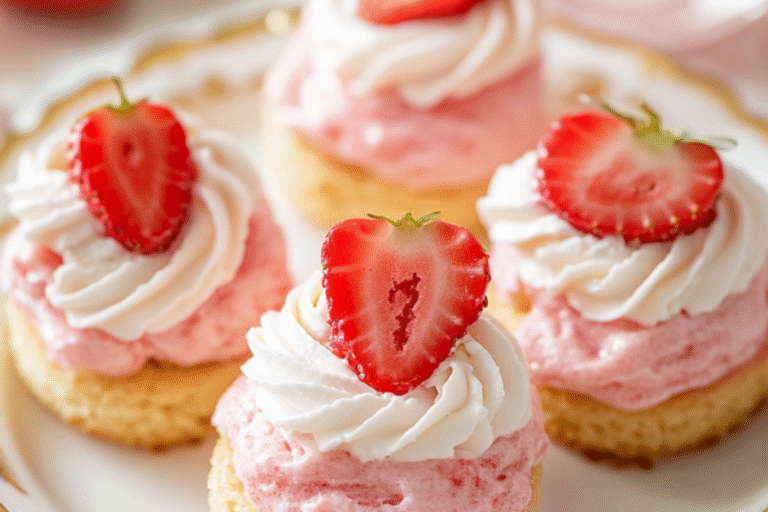 MINI STRAWBERRY SHORTCAKE BITES