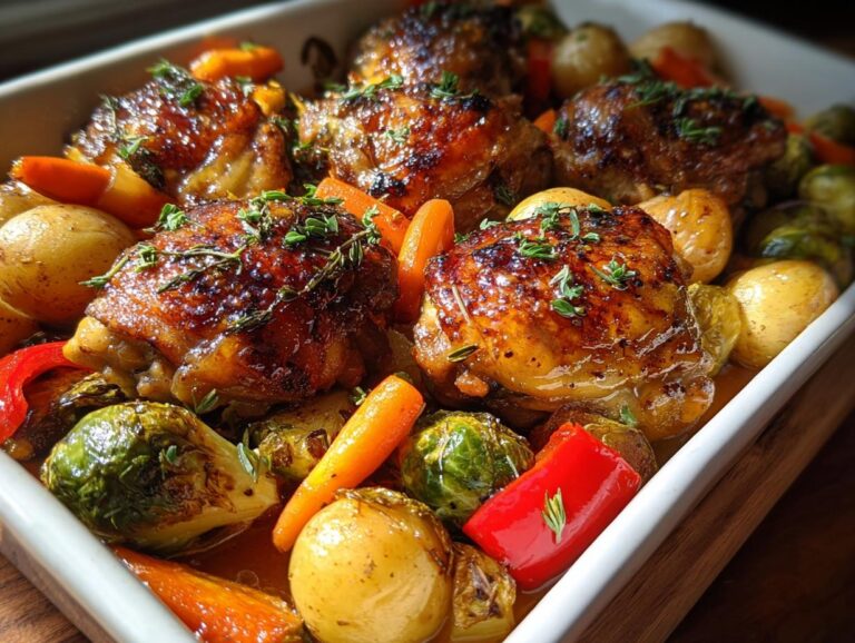 Maple Herb Chicken Thighs