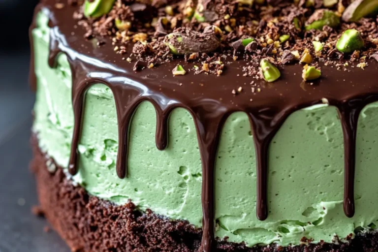 Mint Chocolate Pistachio Cake
