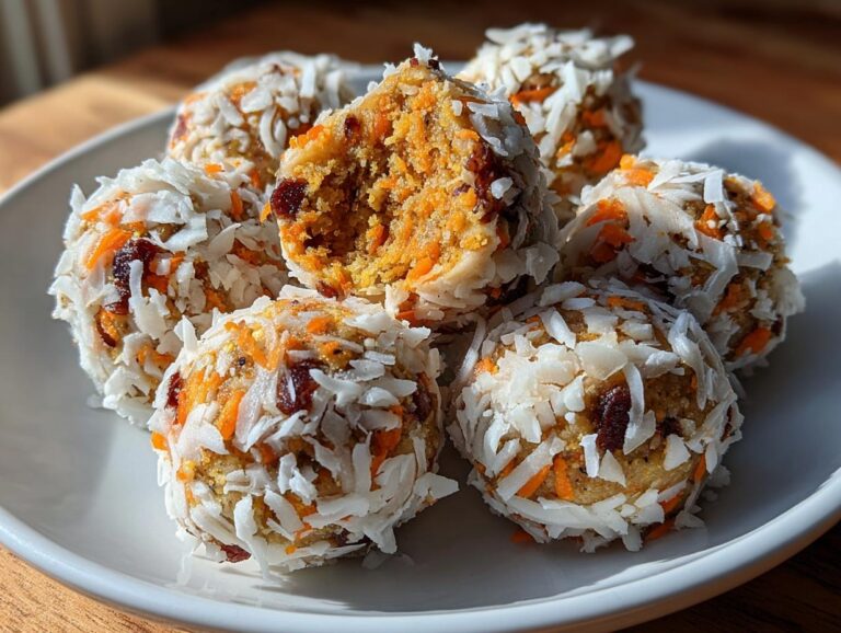 No-Bake Carrot Coconut Bites
