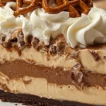 PEANUT BUTTER CHOCOLATE PRETZEL ICEBOX PIE