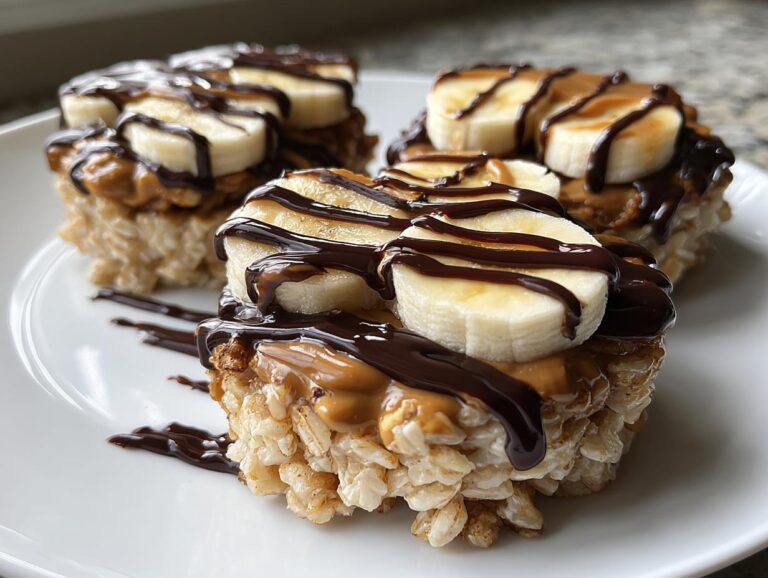 Peanut Butter Banana Rice Cakes