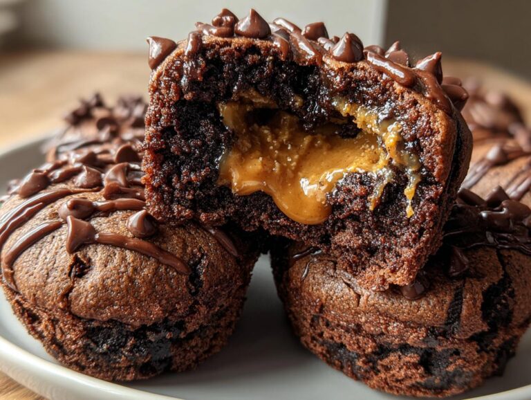 Peanut Butter Brownie Bombs