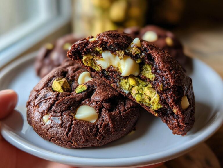 Pistachio Chocolate Cookies