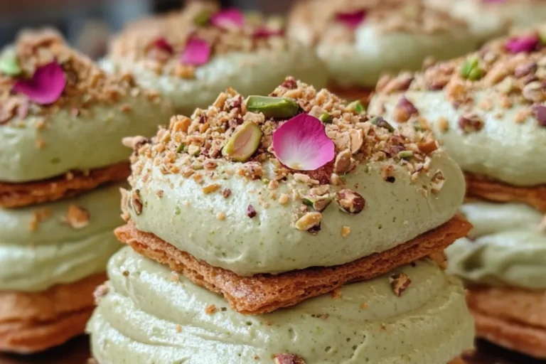 Pistachio Cream Puffs
