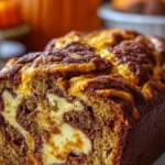 Pumpkin Cream Cheese Swirl Bread