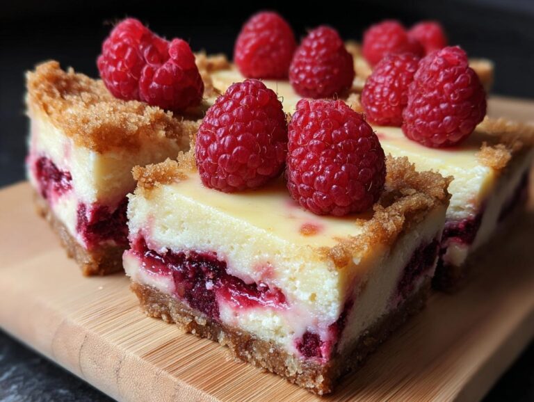 Raspberry Cheesecake Bars