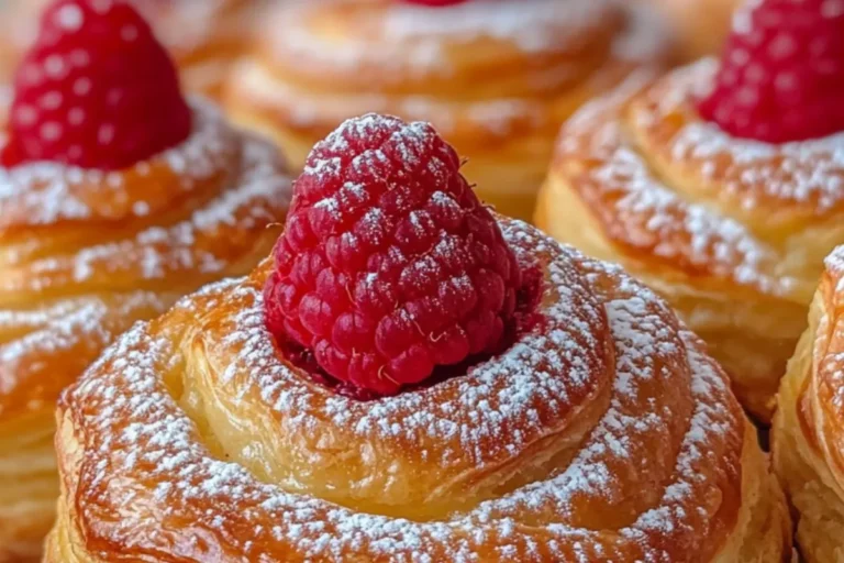 Raspberry Custard Danishes