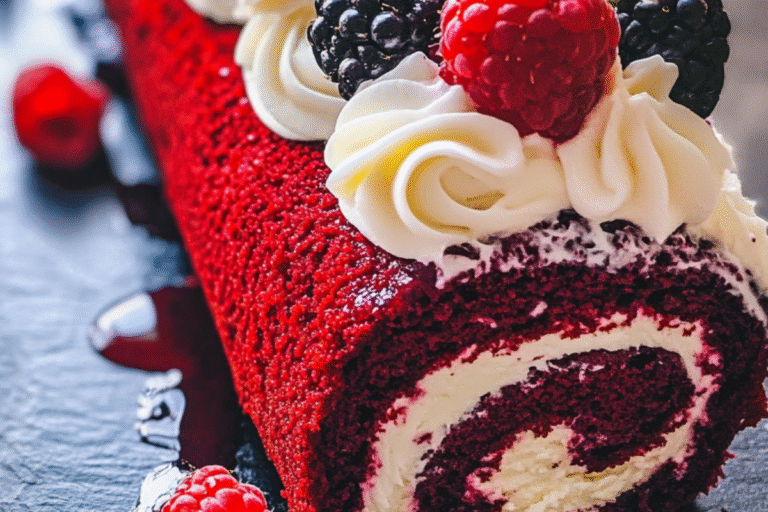 Red Velvet Swiss Roll