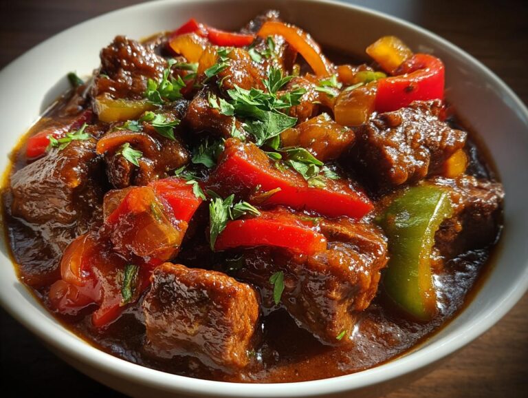 Slow Cooker Pepper Steak