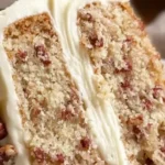 Southern Pecan Cream Cake