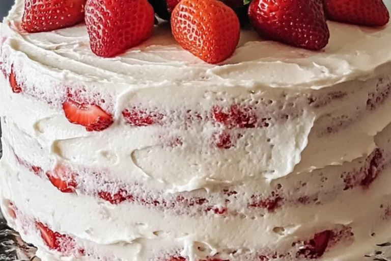 Strawberry Shortcake Cake
