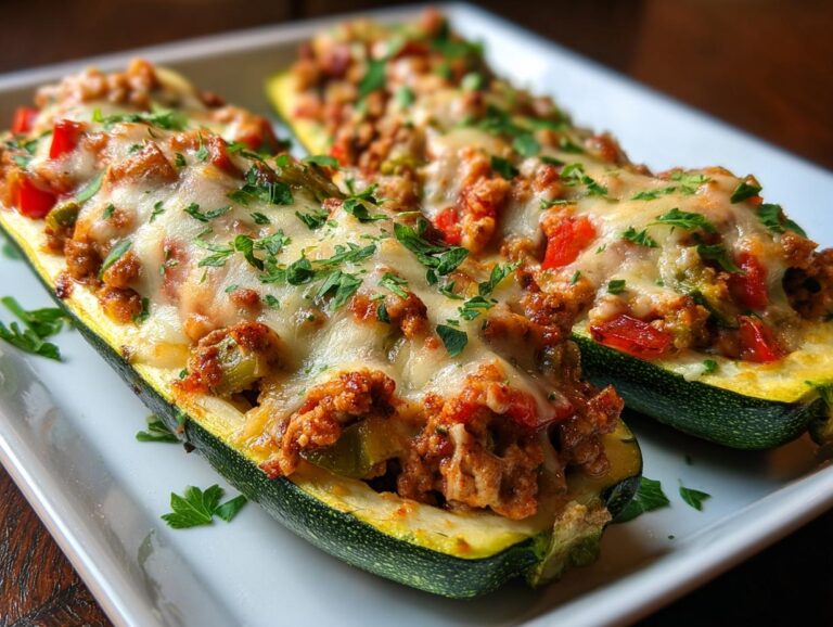 Stuffed Zucchini Boats