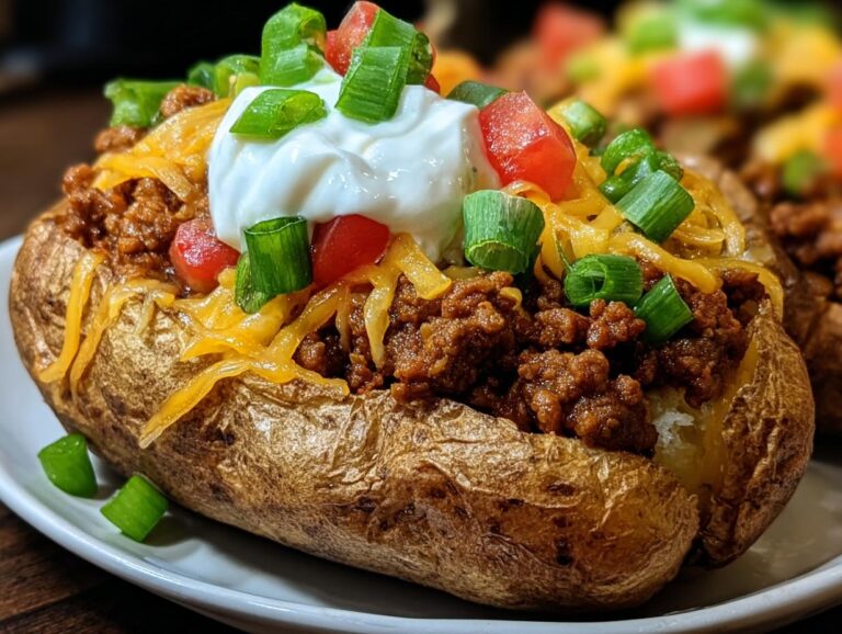 Taco Baked Potatoes