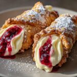 Berry Cheesecake Cannoli