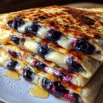 Blueberry Breakfast Quesadilla
