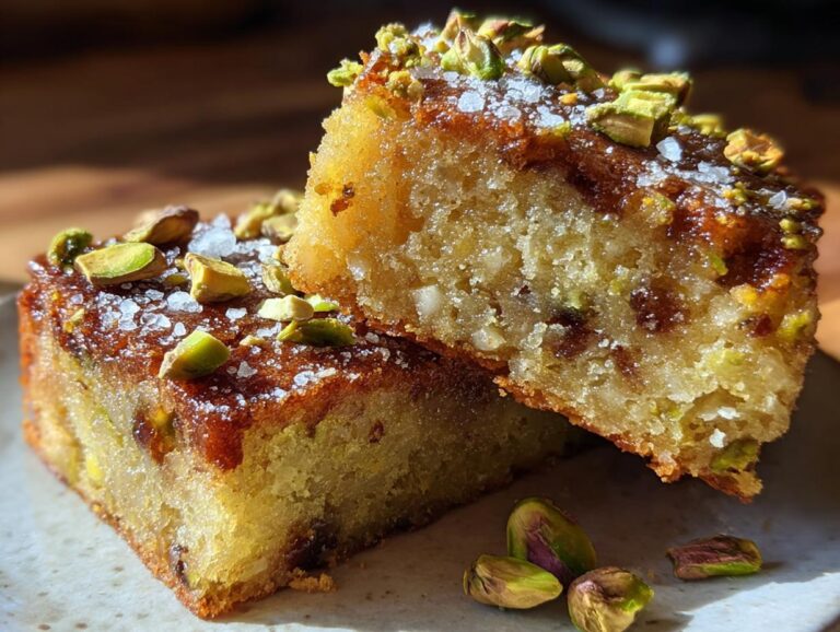 Brown Butter Pistachio Bars