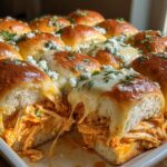 Buffalo Chicken Slider Dip