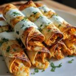 Buffalo Chicken Taquitos