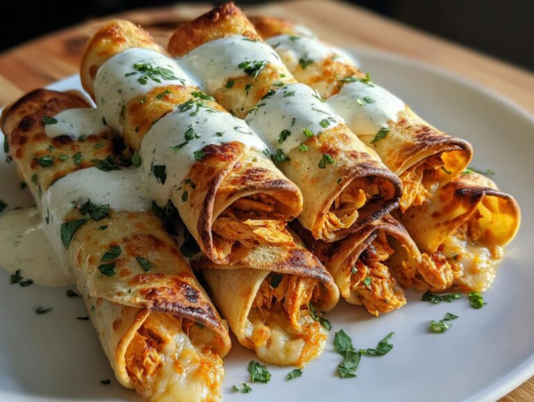 Buffalo Chicken Taquitos