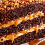 CARAMEL CHOCOLATE LAYER CAKE
